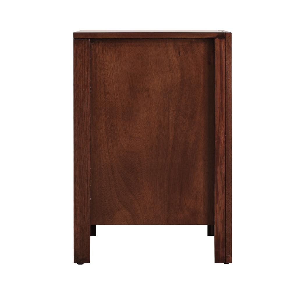Burlington 2-Drawer Cherry Nightstand (25 in. H x 17 in. W x 22 in. D). Picture 5