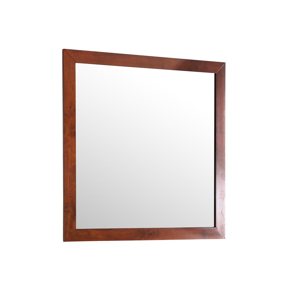 41 in. x 41 in. Classic Square Wood Framed Dresser Mirror, PF-G2400-M. Picture 2