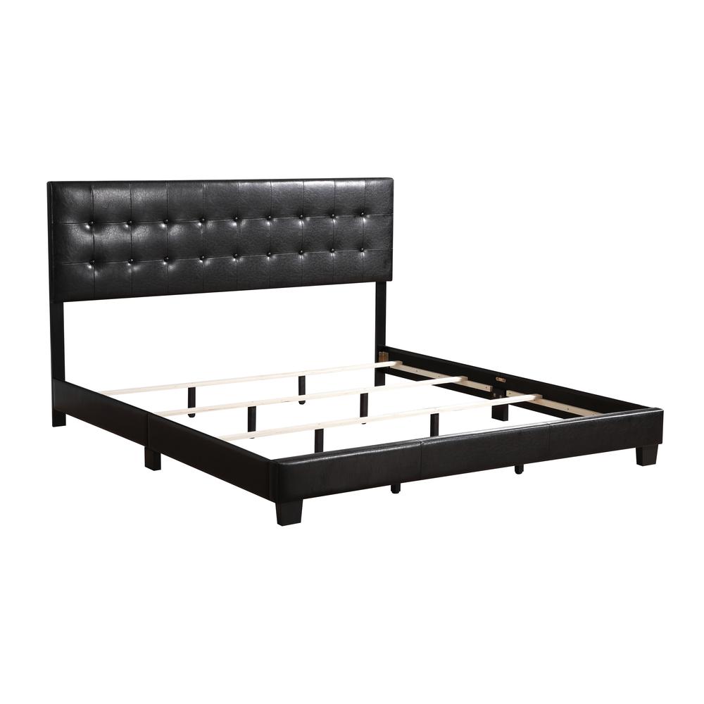 Caldwell Black Full Panel Bed. Picture 3