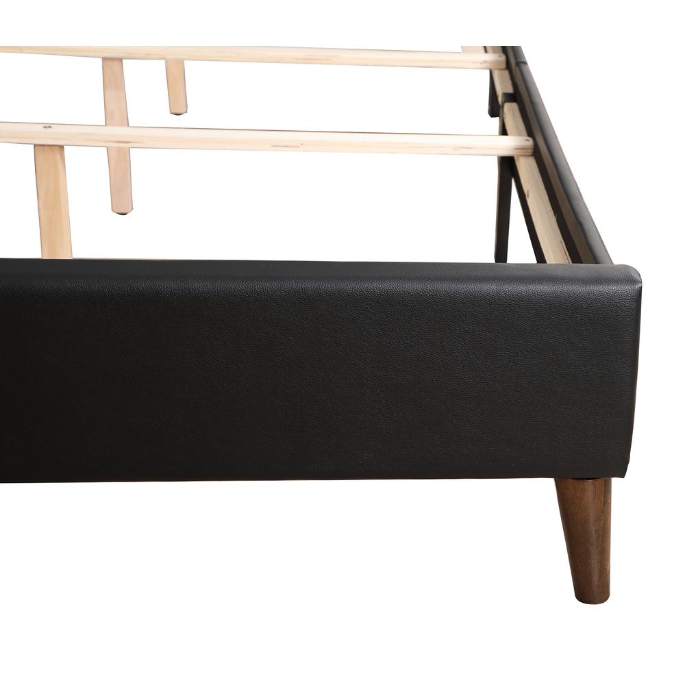 Bergen Black King Tufted Panel Bed. Picture 5