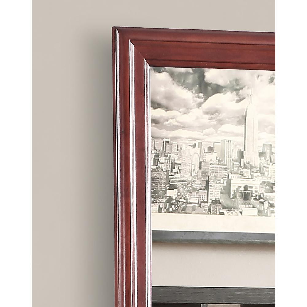 38 in. x 38 in. Classic Square Wood Framed Dresser Mirror, PF-G3100-M. Picture 6