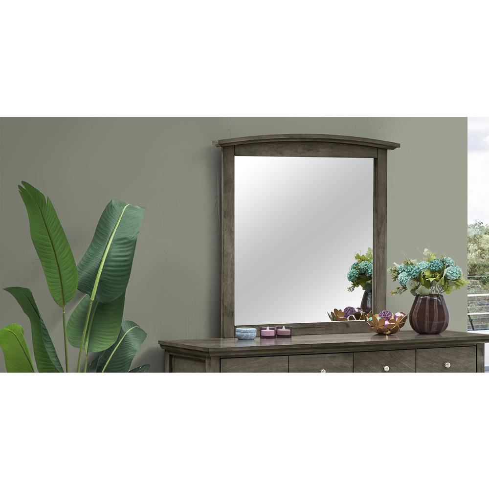 37 in. x 35 in. Classic Rectangle Framed Dresser Mirror, PF-G5405-M. Picture 5