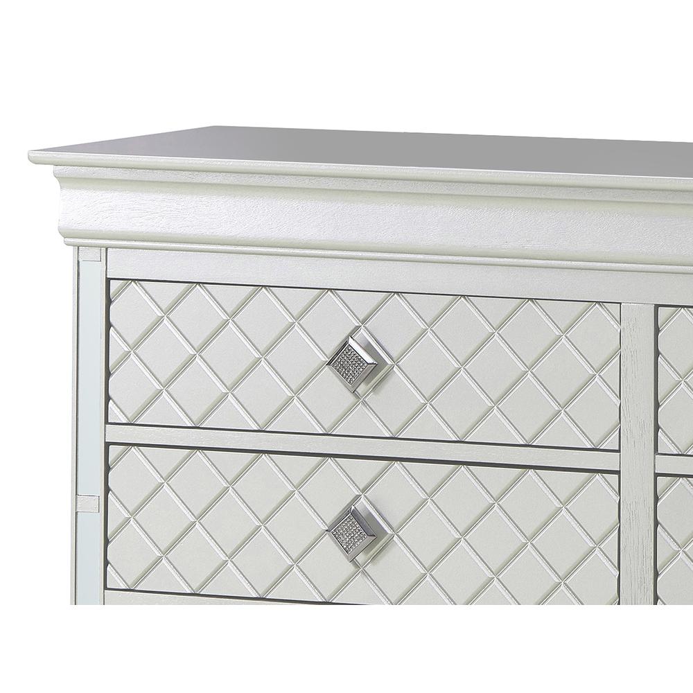 Verona 6-Drawer Champagne Dresser (33 in. X 59 in. X 16 in.). Picture 6
