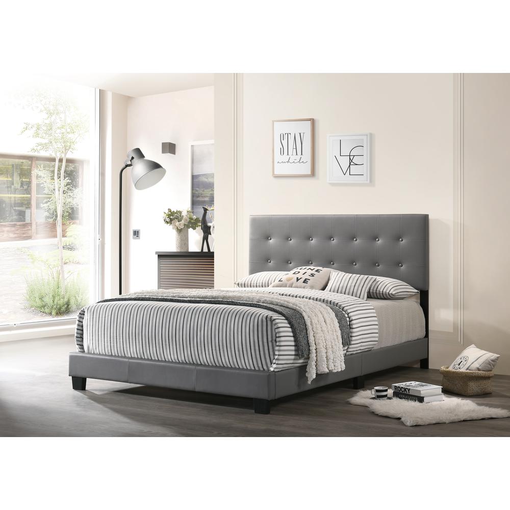 Caldwell Dark Grey Full Panel Bed. Picture 5