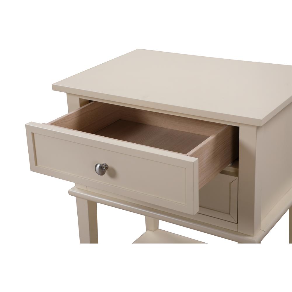 Newton 2-Drawer Beige Nightstand (28 in. H x 16 in. W x 22 in. D). Picture 3