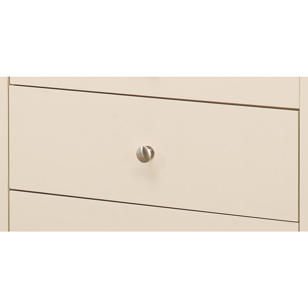Hammond 3-Drawer Beige Nightstand (26 in. H x 18 in. W x 24 in. D). Picture 2