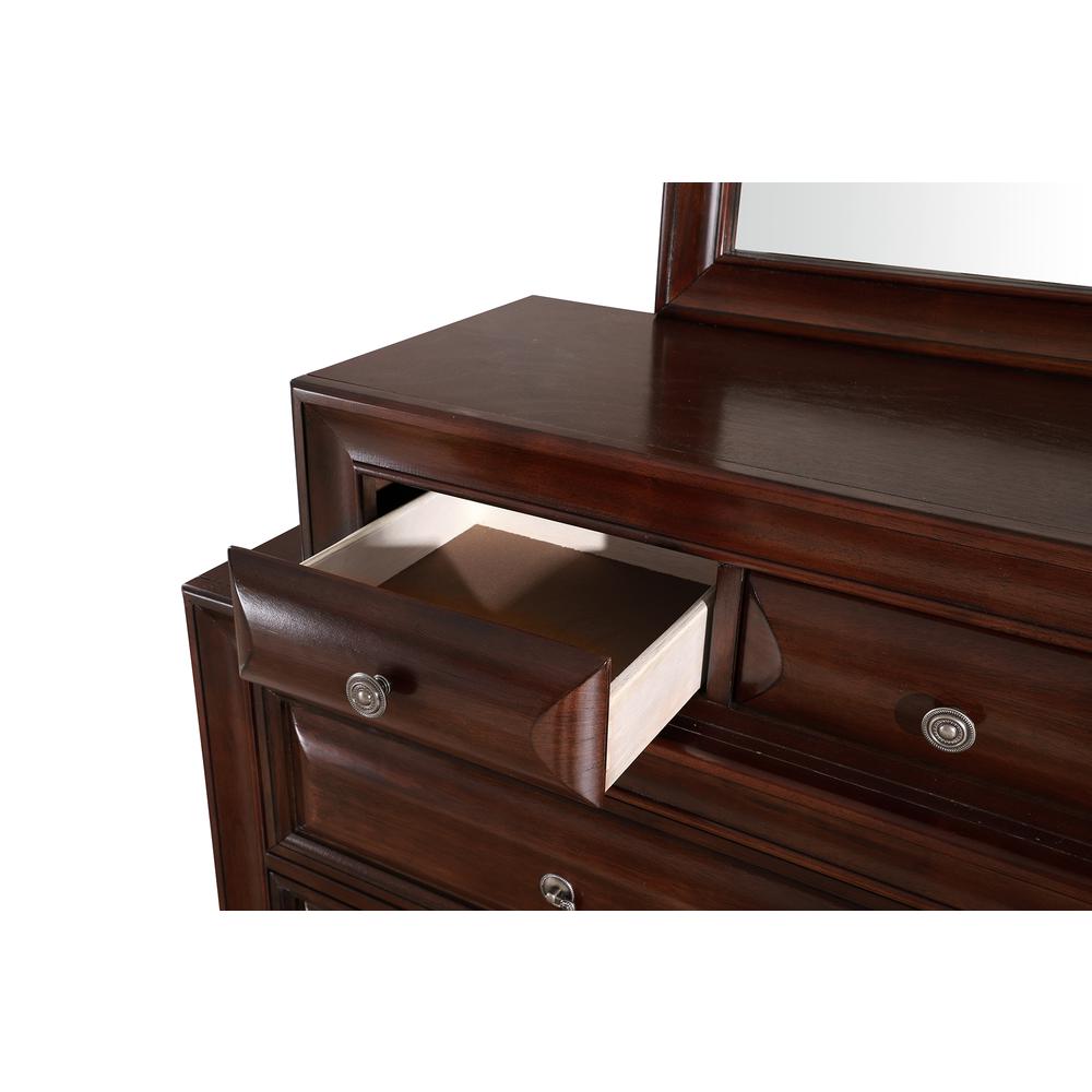 LaVita 10-Drawer Cappuccino Dresser (43 in. X 67 in. X 17 in.). Picture 3