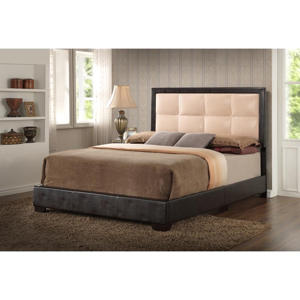 Panello Brown and Gray Full Panel Beds. Picture 3
