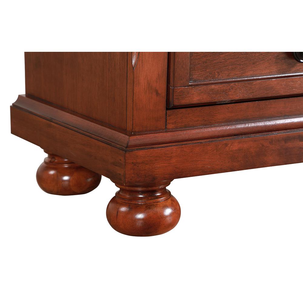 Meade 2-Drawer Cherry Nightstand (28 in. H x 18.5 in. W x 26 in. D). Picture 4