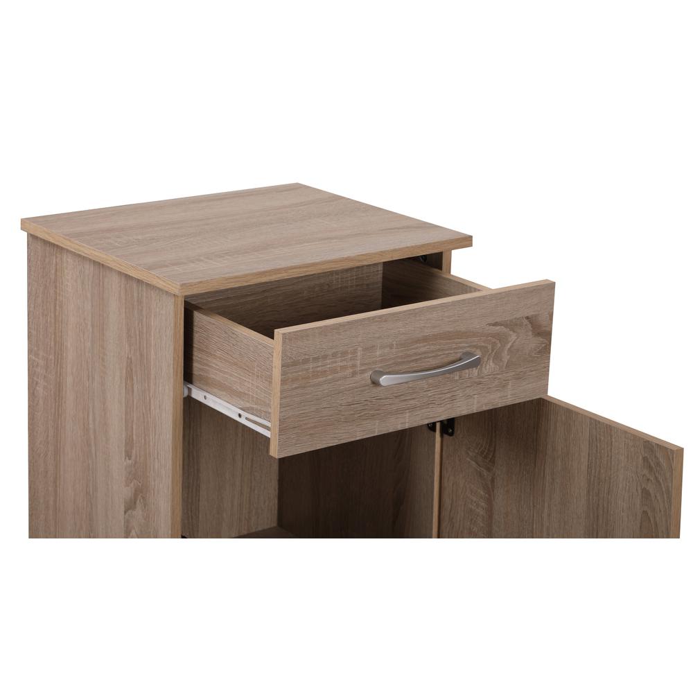 Alston 1-Drawer Sandalwood Nightstand (24 in. H x 16 in. W x 18 in. D). Picture 3