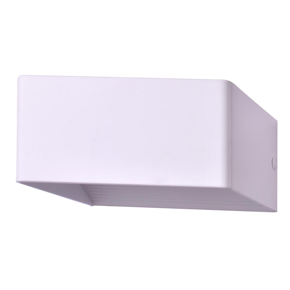 LED White Large 4"L x 8"W x 4"H Wall Lamp 2pcs Pack. Picture 6