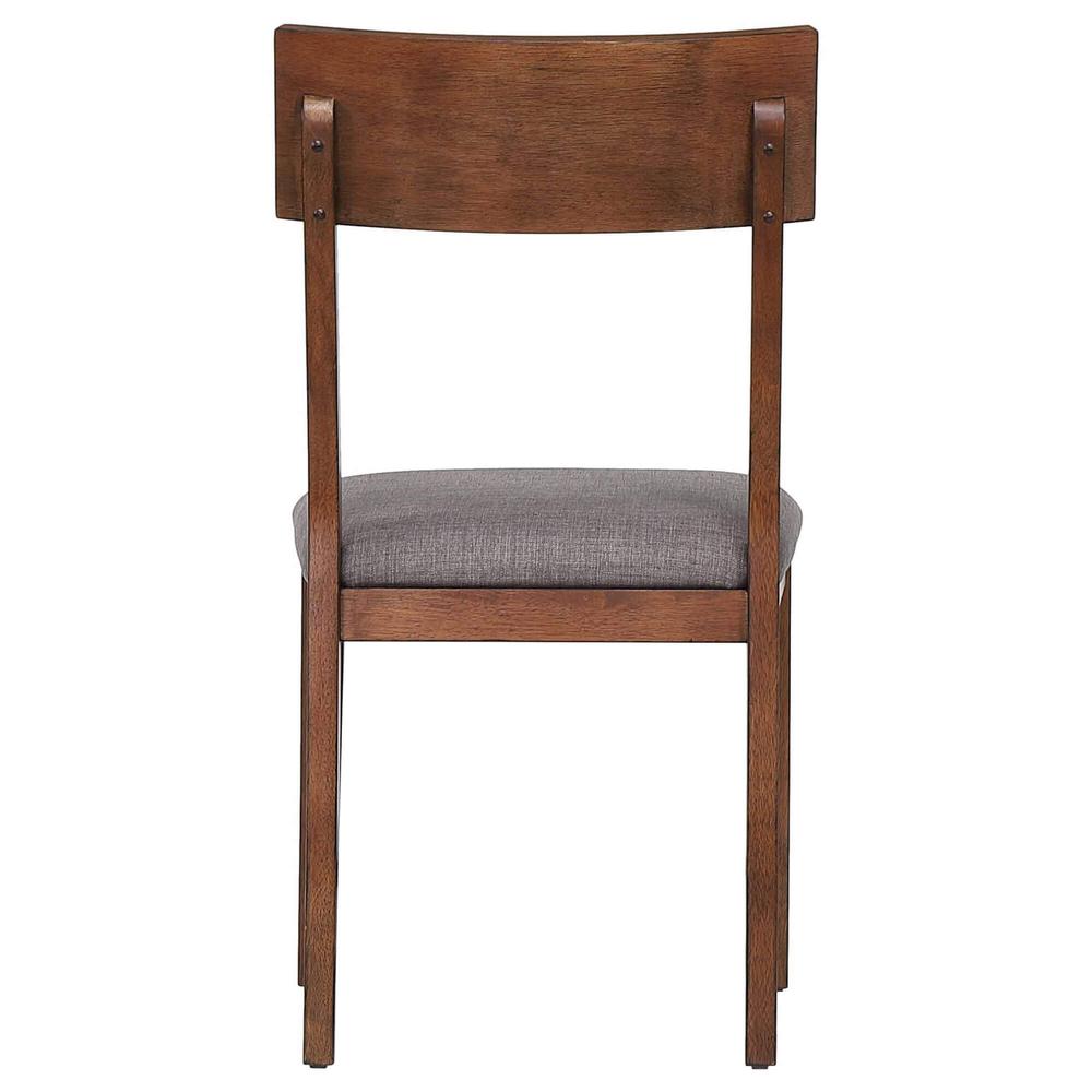 Mid Century Danish Walnut Upholstered Side Chair (Set of 2). Picture 3