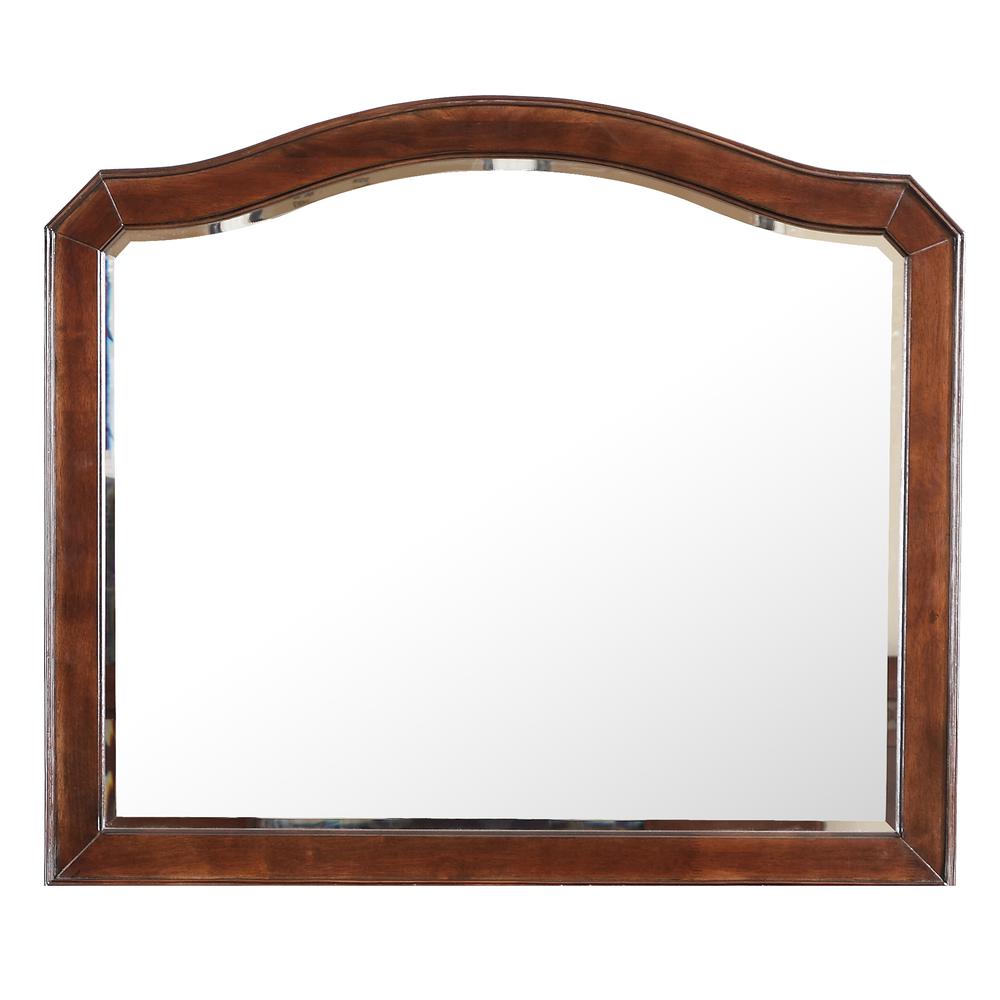 Triton 42 in. x 36 in. Modern Arch Framed Dresser Mirror. Picture 1