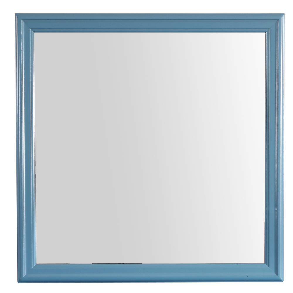 38 in. x 38 in. Classic Square Framed Dresser Mirror, PF-G3180-M. Picture 1