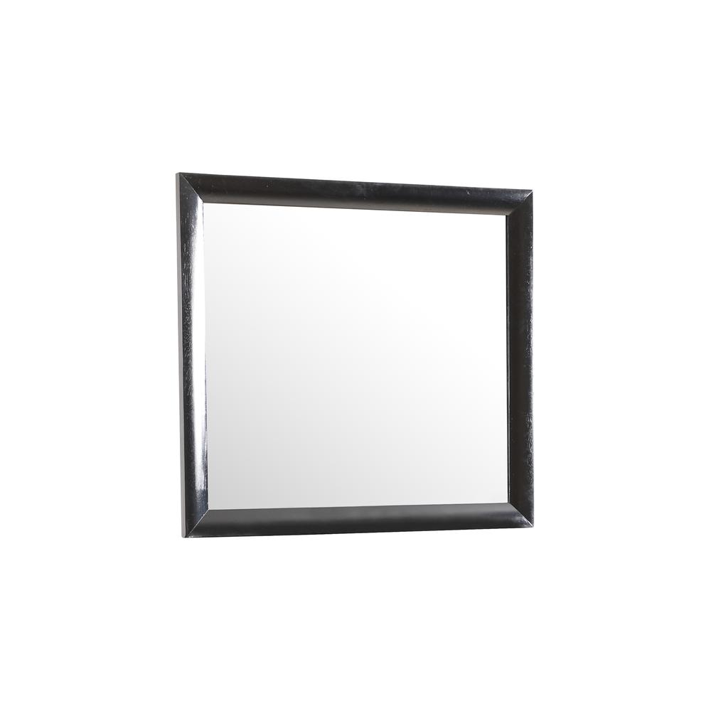 Marilla 35 in. x 39 in. Modern Rectangle Framed Dresser Mirror, PF-G1500-M. Picture 2