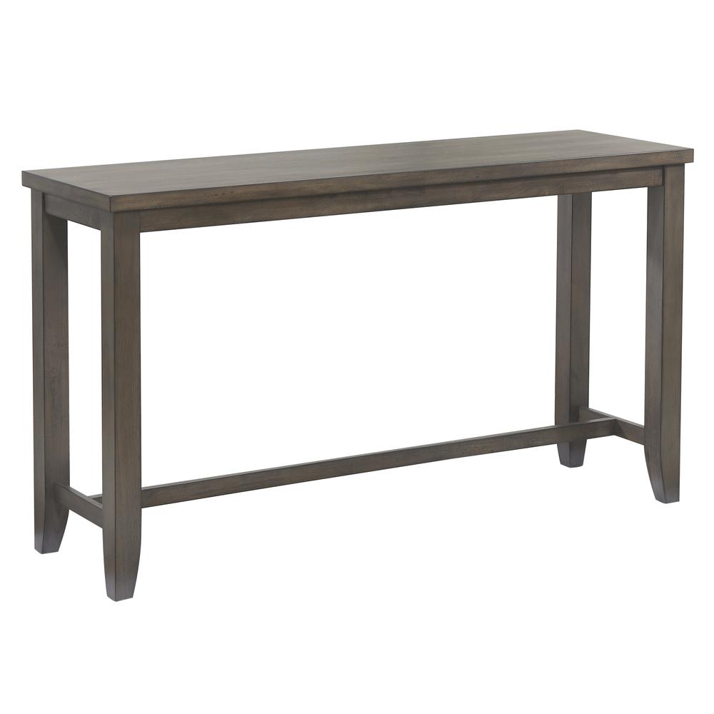 Shades of Gray 65.5 in. Narrow Rectangle Distressed Gray Wood Dining Table (Seats 6). Picture 2