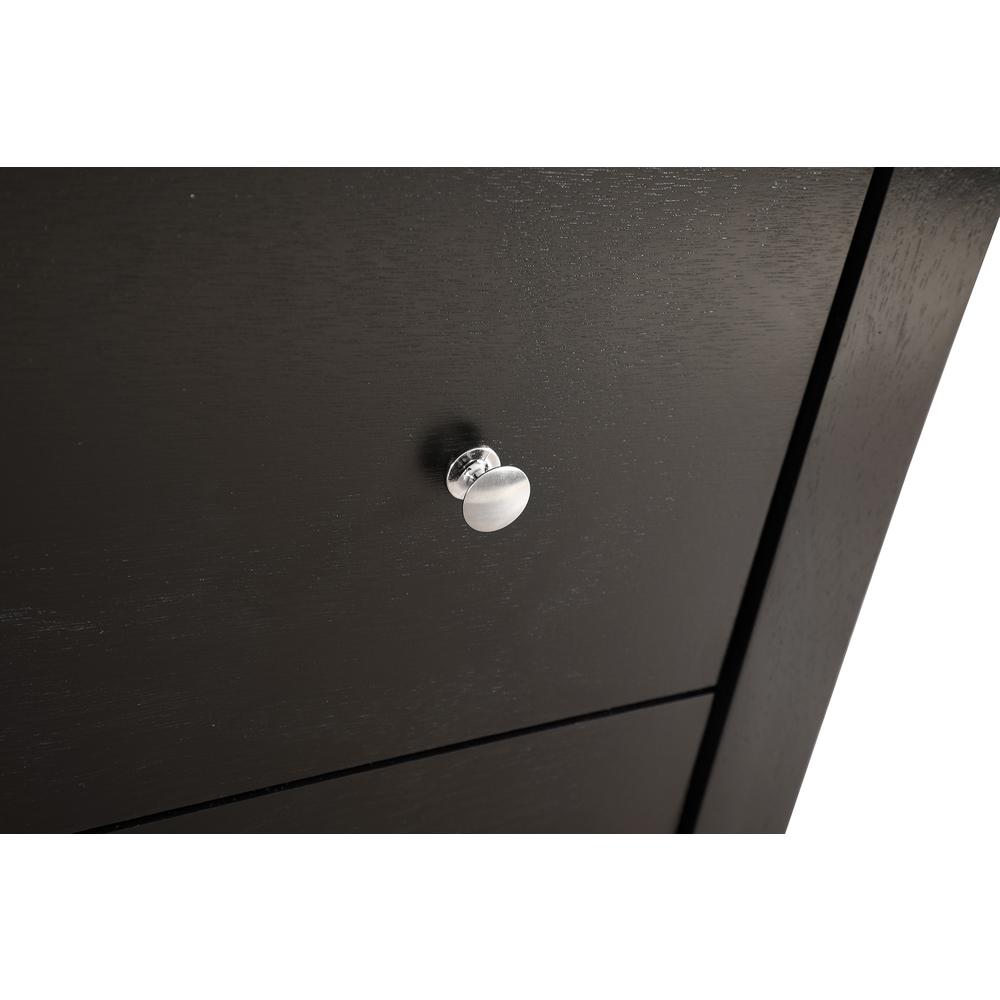 Burlington 6-Drawer Black Double Dresser (34 in. X 17 in. X 58 in.). Picture 4
