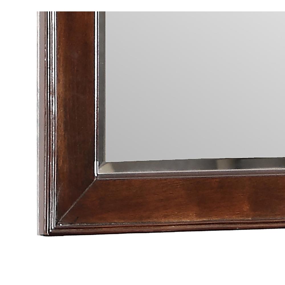 Triton 42 in. x 36 in. Modern Arch Framed Dresser Mirror. Picture 3