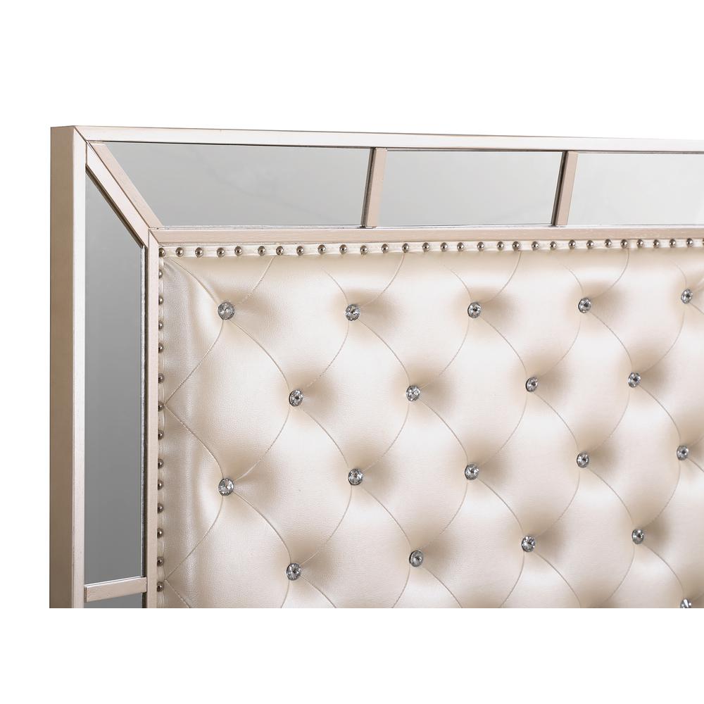 Hollywood Hills Pearl Twin Panel Beds. Picture 4