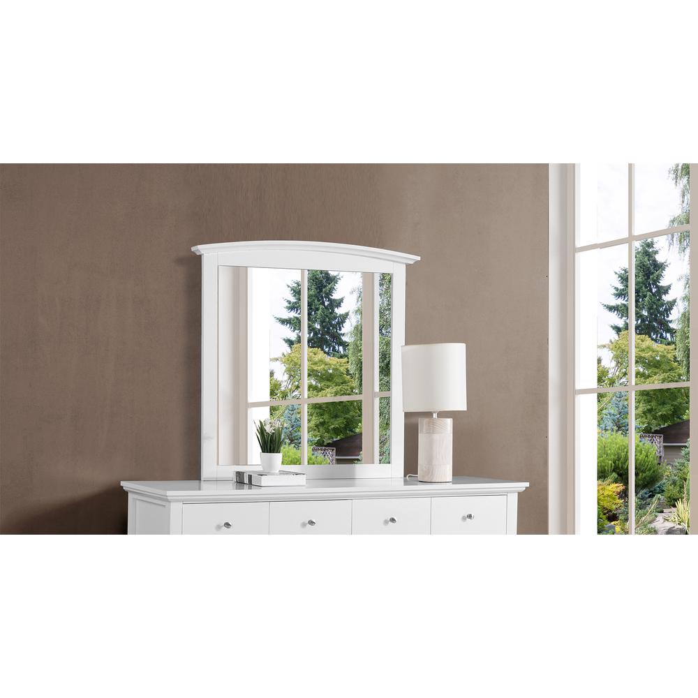 37 in. x 35 in. Classic Rectangle Framed Dresser Mirror, PF-G5490-M. Picture 7
