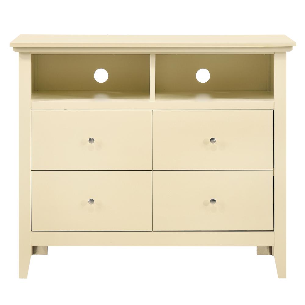 Hammond Beige 4 Drawer Chest of Drawers (42 in L. X 18 in W. X 36 in H.). Picture 2