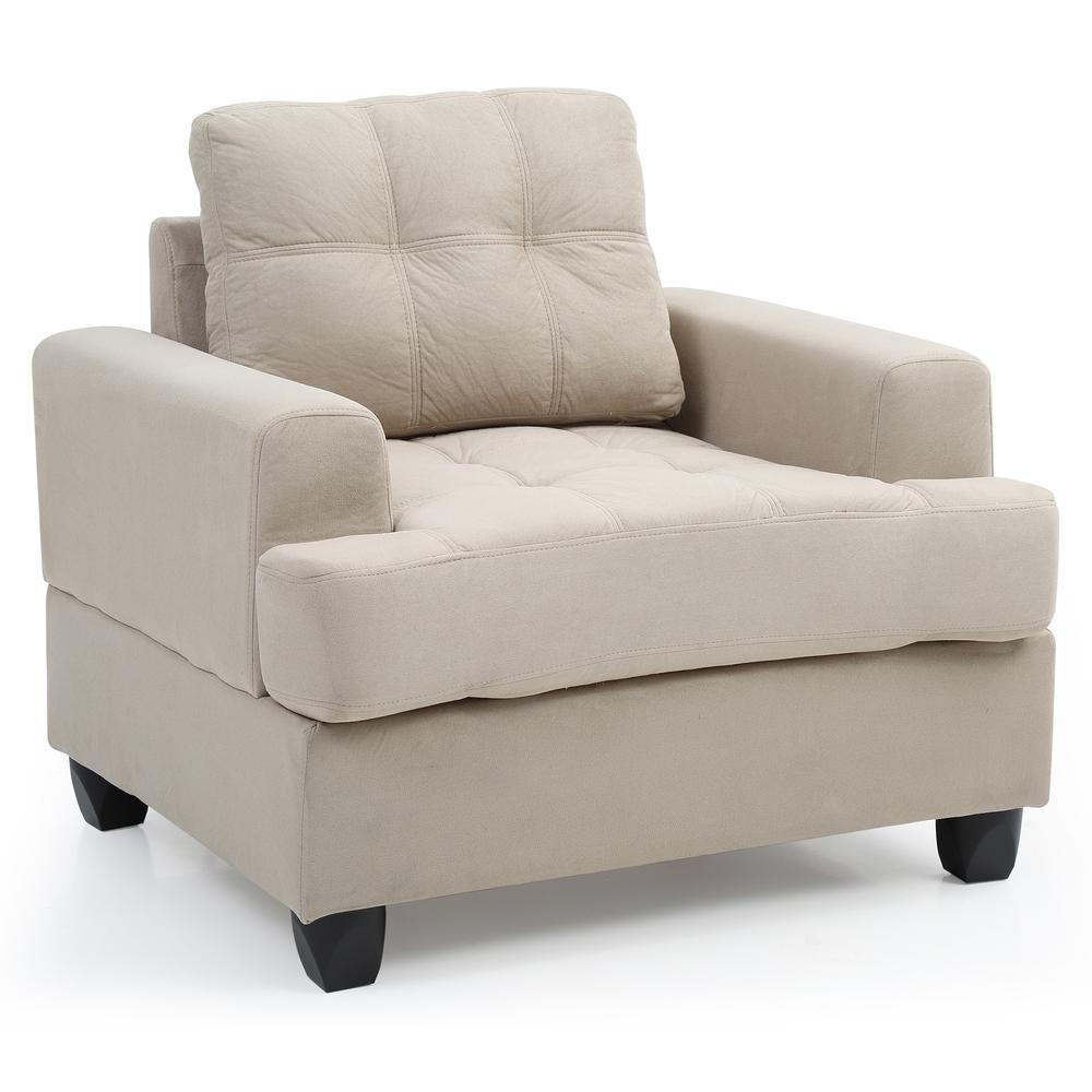 Sandridge Vanilla Upholstered Accent Chair. Picture 2