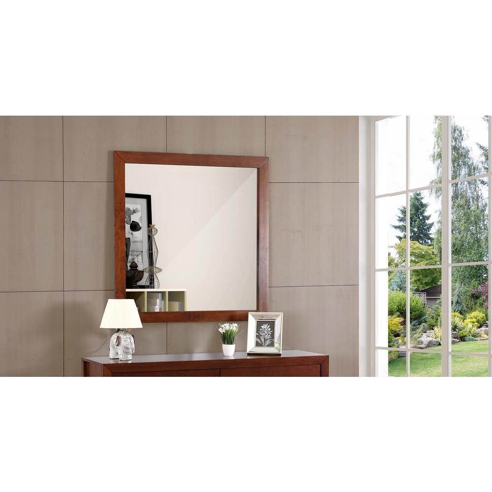 41 in. x 41 in. Classic Square Wood Framed Dresser Mirror, PF-G2400-M. Picture 7