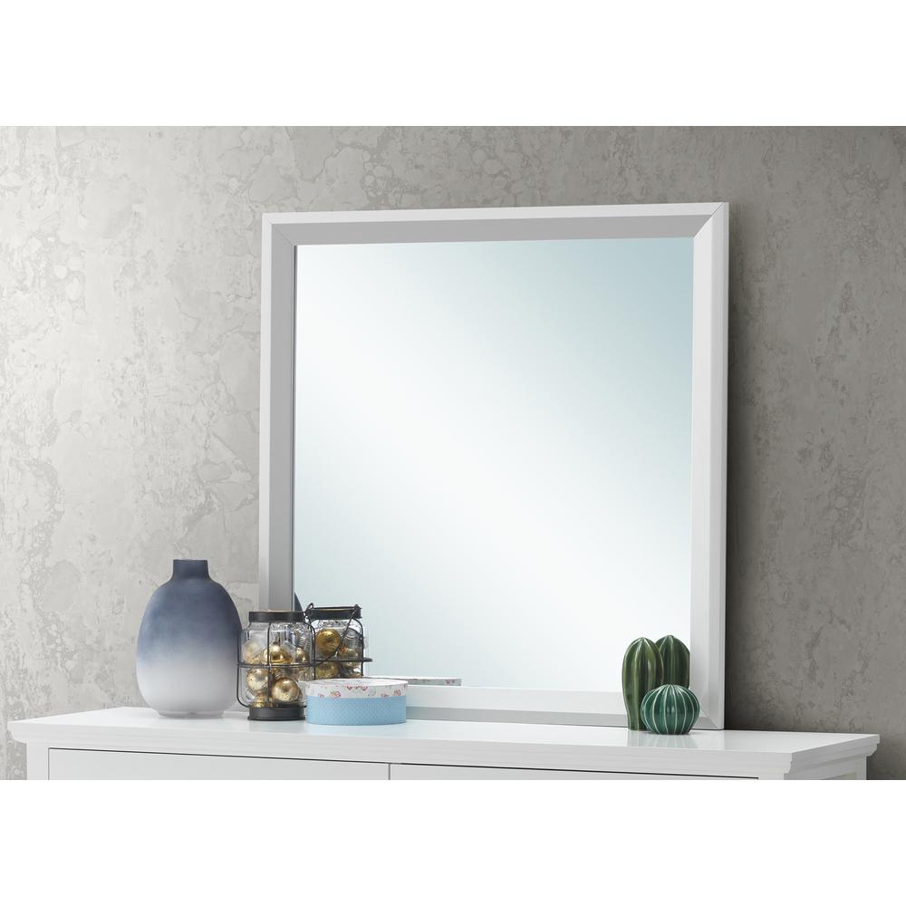 36 in. x 36 in. Classic Square Framed Dresser Mirror, PF-G1339-M. Picture 5