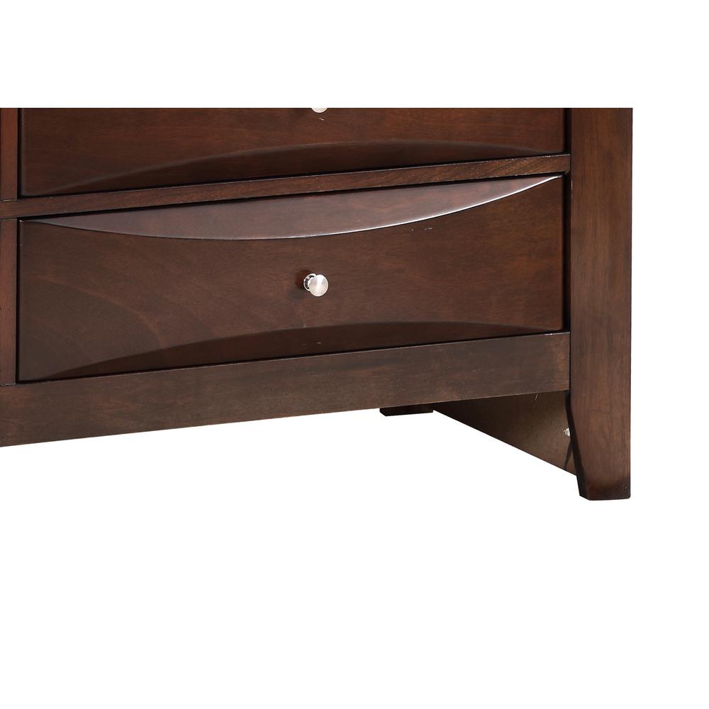 Marilla 8-Drawer Cappuccino Dresser (41 in. X 59 in. X 17 in.). Picture 6