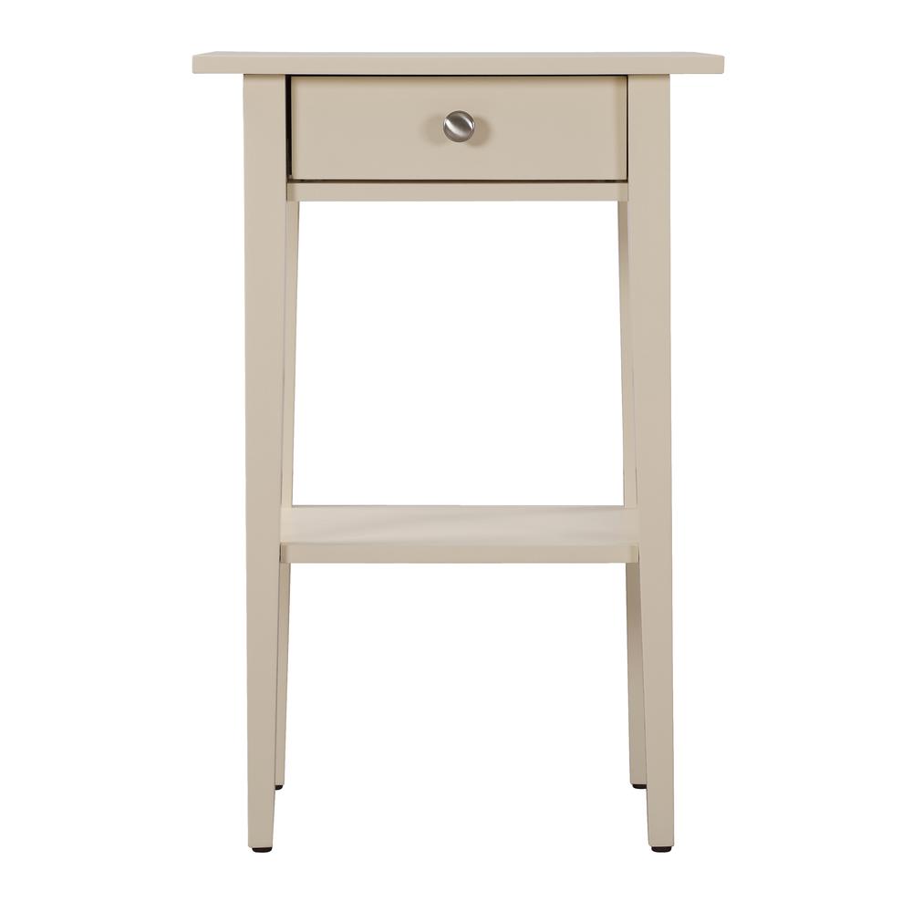 Dalton 1-Drawer Beige Nightstand (28 in. H x 14 in. W x 18 in. D). Picture 1
