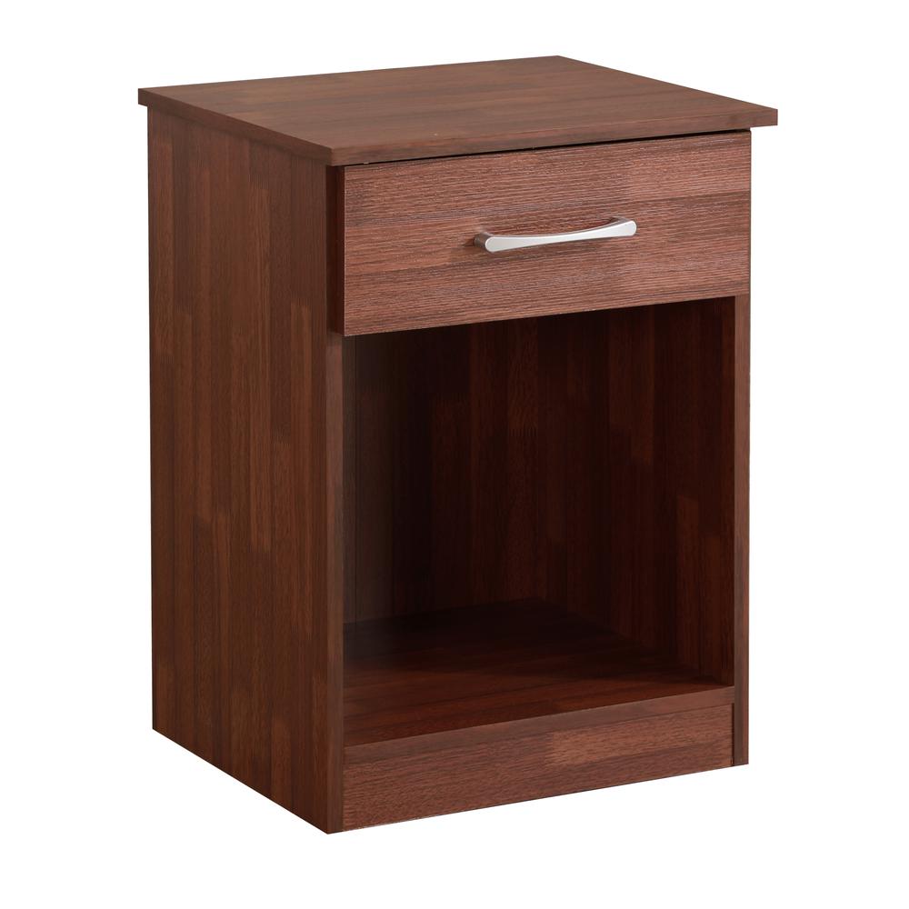 Lindsey 1-Drawer Cherry Nightstand (24 in. H x 16 in. W x 18 in. D). Picture 2