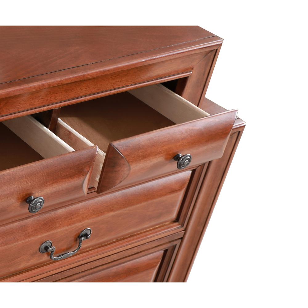LaVita 10-Drawer Oak Dresser (43 in. X 67 in. X 17 in.). Picture 3
