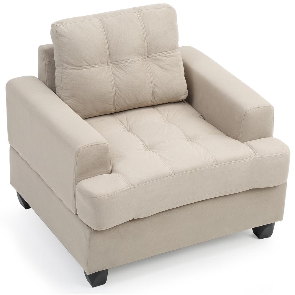 Sandridge Vanilla Upholstered Accent Chair. Picture 3