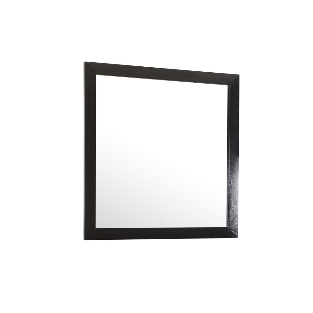 41 in. x 41 in. Classic Square Wood Framed Dresser Mirror, PF-G2450-M. Picture 2