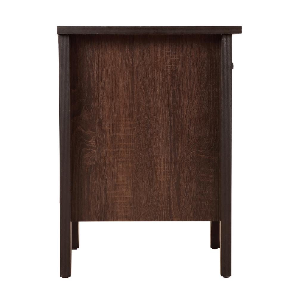 Lennox 1-Drawer Wenge Nightstand (24 in. H x 18 in. W x 21 in. D). Picture 5