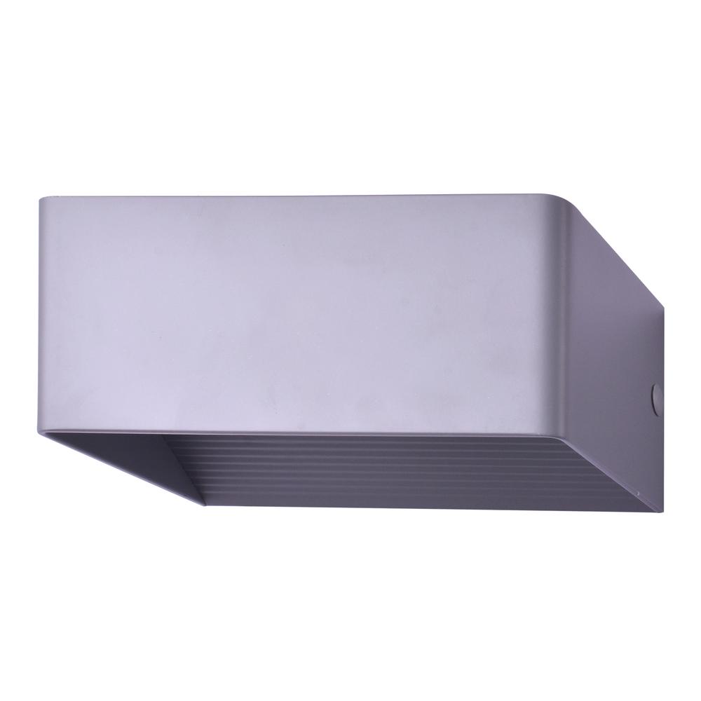 LED Gray Large 4"L x 8"W x 4"H Wall Lamp 2pcs Pack. Picture 6