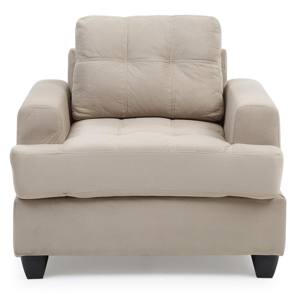 Sandridge Vanilla Upholstered Accent Chair. Picture 1