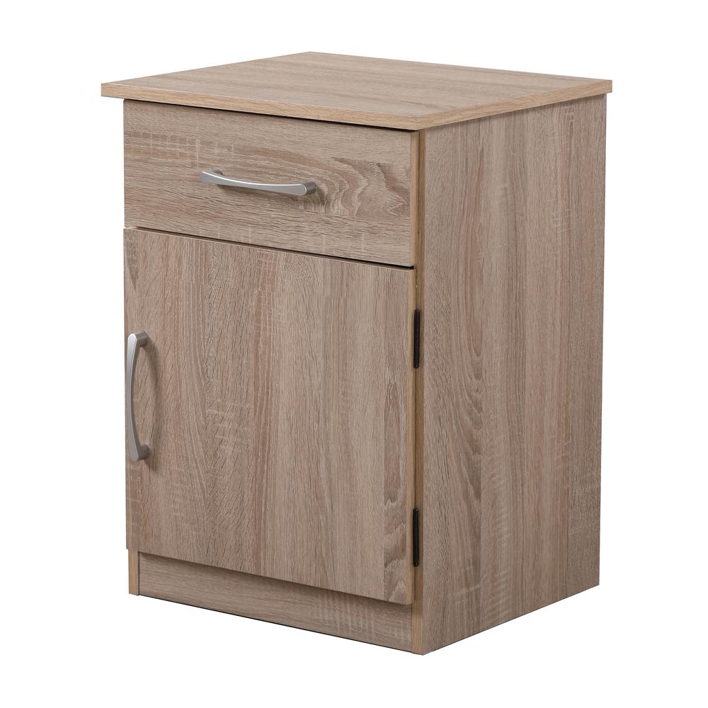 Alston 1-Drawer Sandalwood Nightstand (24 in. H x 16 in. W x 18 in. D). Picture 2