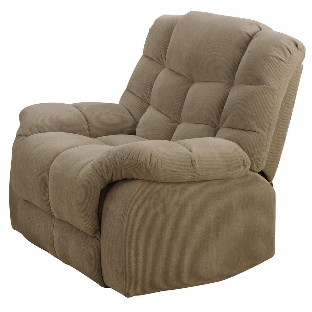 Heaven on Earth Tan Reclining Chair. Picture 1