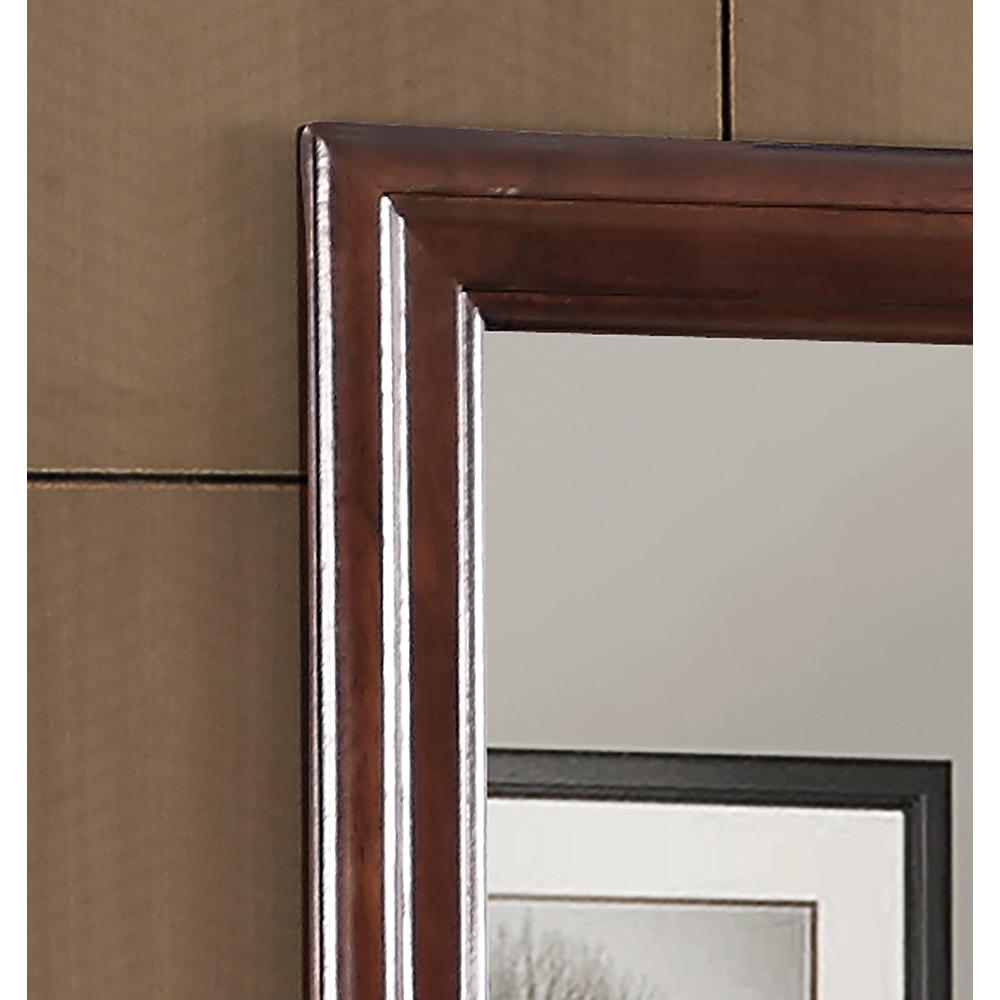 38 in. x 38 in. Classic Square Wood Framed Dresser Mirror, PF-G3125-M. Picture 6