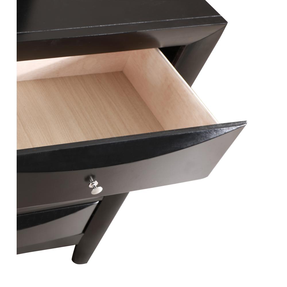 Marilla 8-Drawer Black Dresser (41 in. X 59 in. X 17 in.). Picture 3