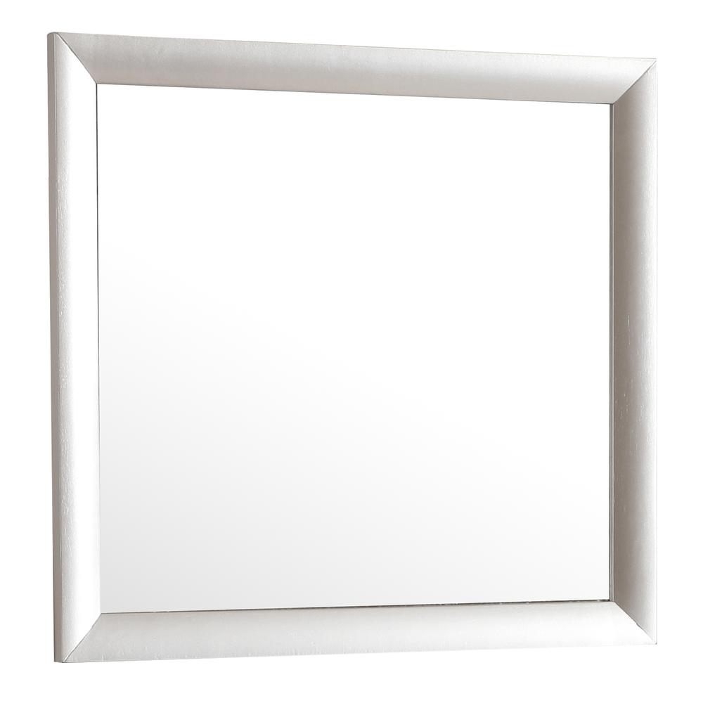 Marilla 35 in. x 39 in. Modern Rectangle Framed Dresser Mirror, PF-G1503-M. Picture 2