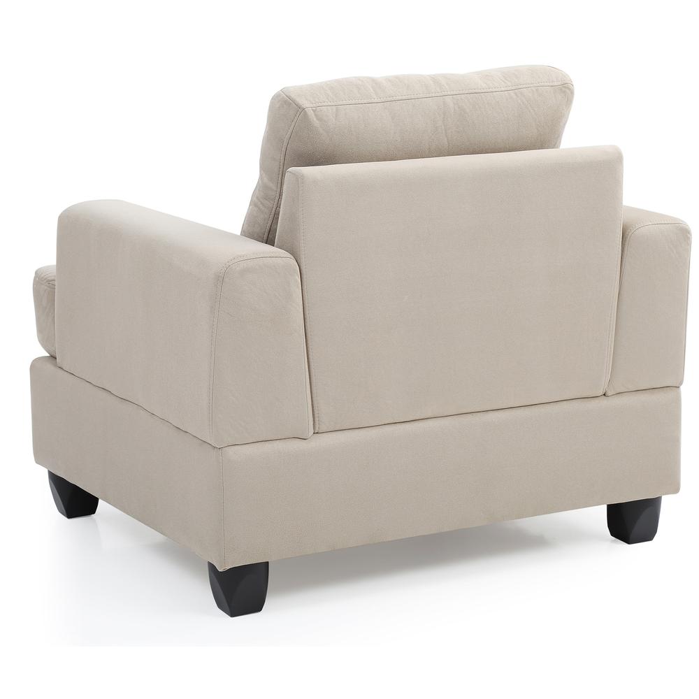 Sandridge Vanilla Upholstered Accent Chair. Picture 4