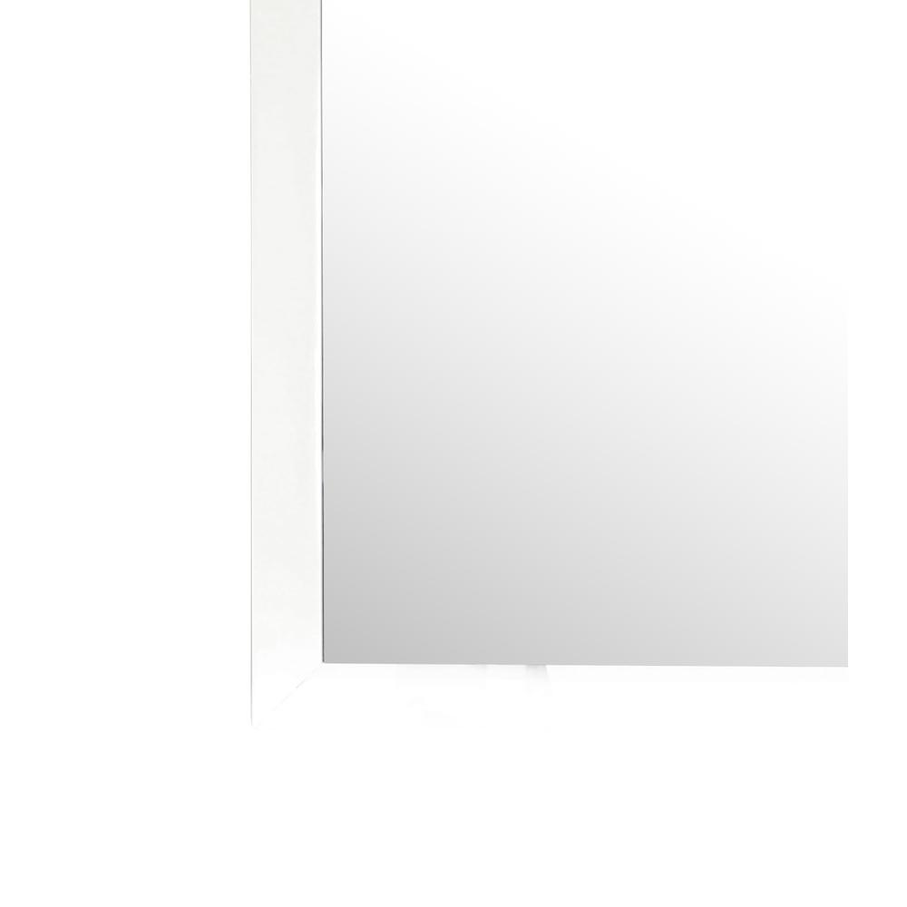Marilla 35 in. x 39 in. Modern Rectangle Framed Dresser Mirror, PF-G1570-M. Picture 3