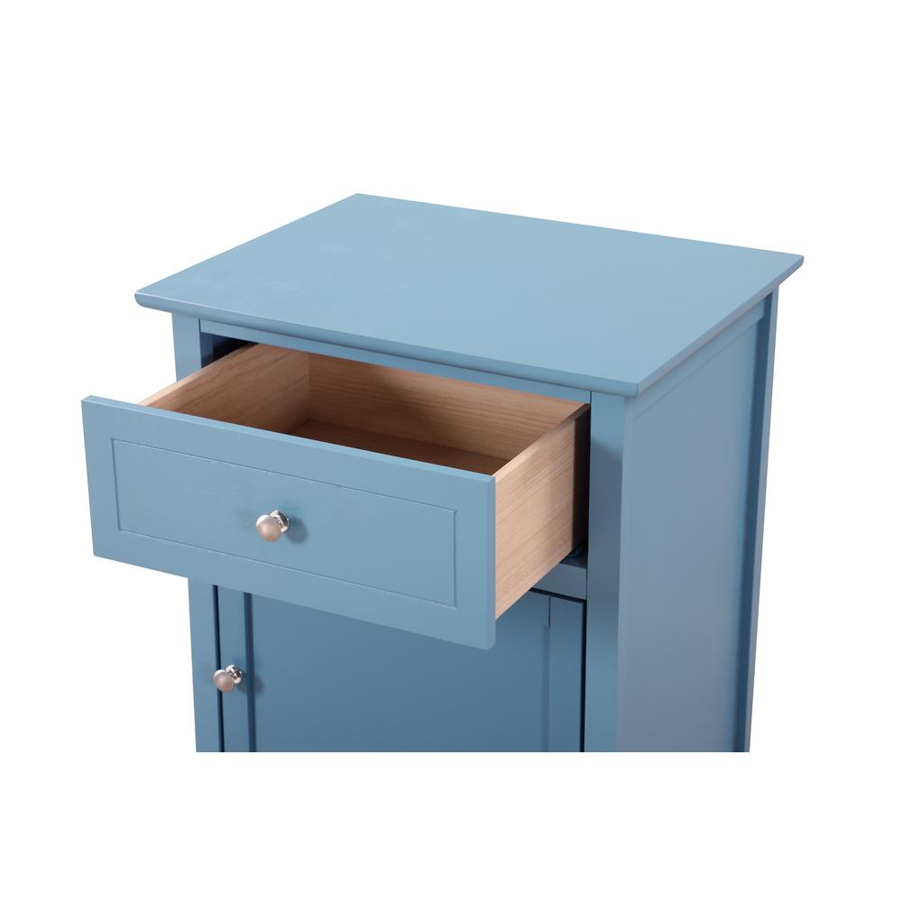 Lzzy 1-Drawer Teal Nightstand (25 in. H x 15 in. W x 19 in. D). Picture 3