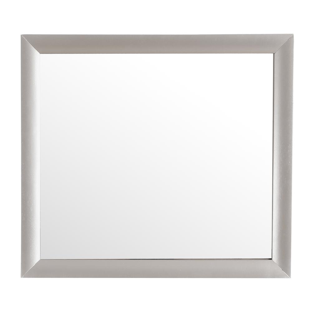 Marilla 35 in. x 39 in. Modern Rectangle Framed Dresser Mirror, PF-G1503-M. Picture 1