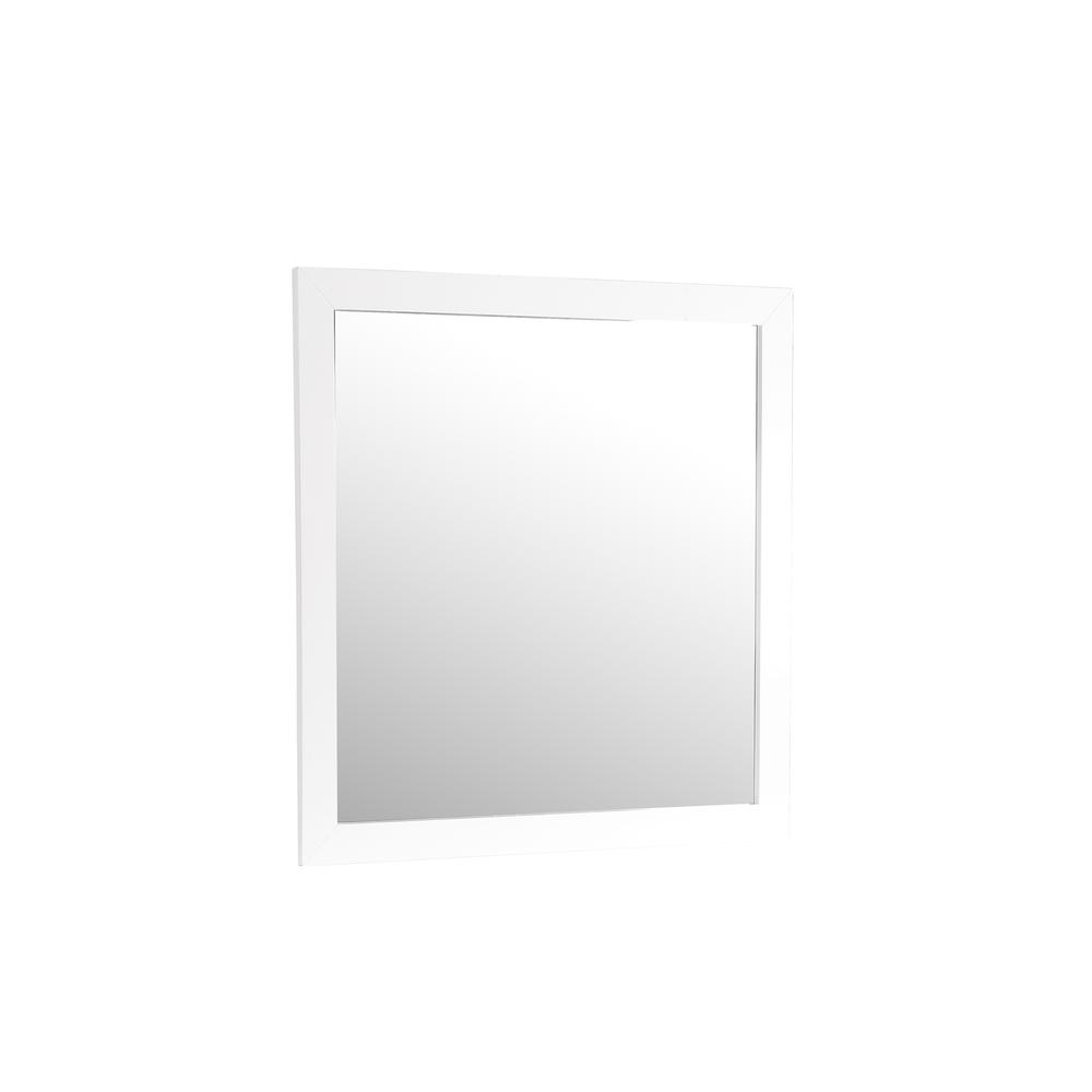 41 in. x 41 in. Classic Square Wood Framed Dresser Mirror, PF-G2490-M. Picture 2