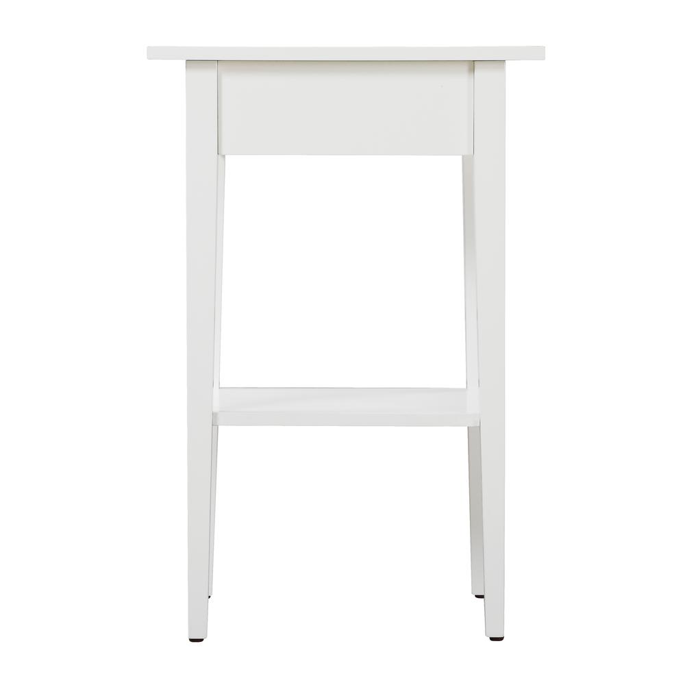 Dalton 1-Drawer White Nightstand (28 in. H x 14 in. W x 18 in. D). Picture 4