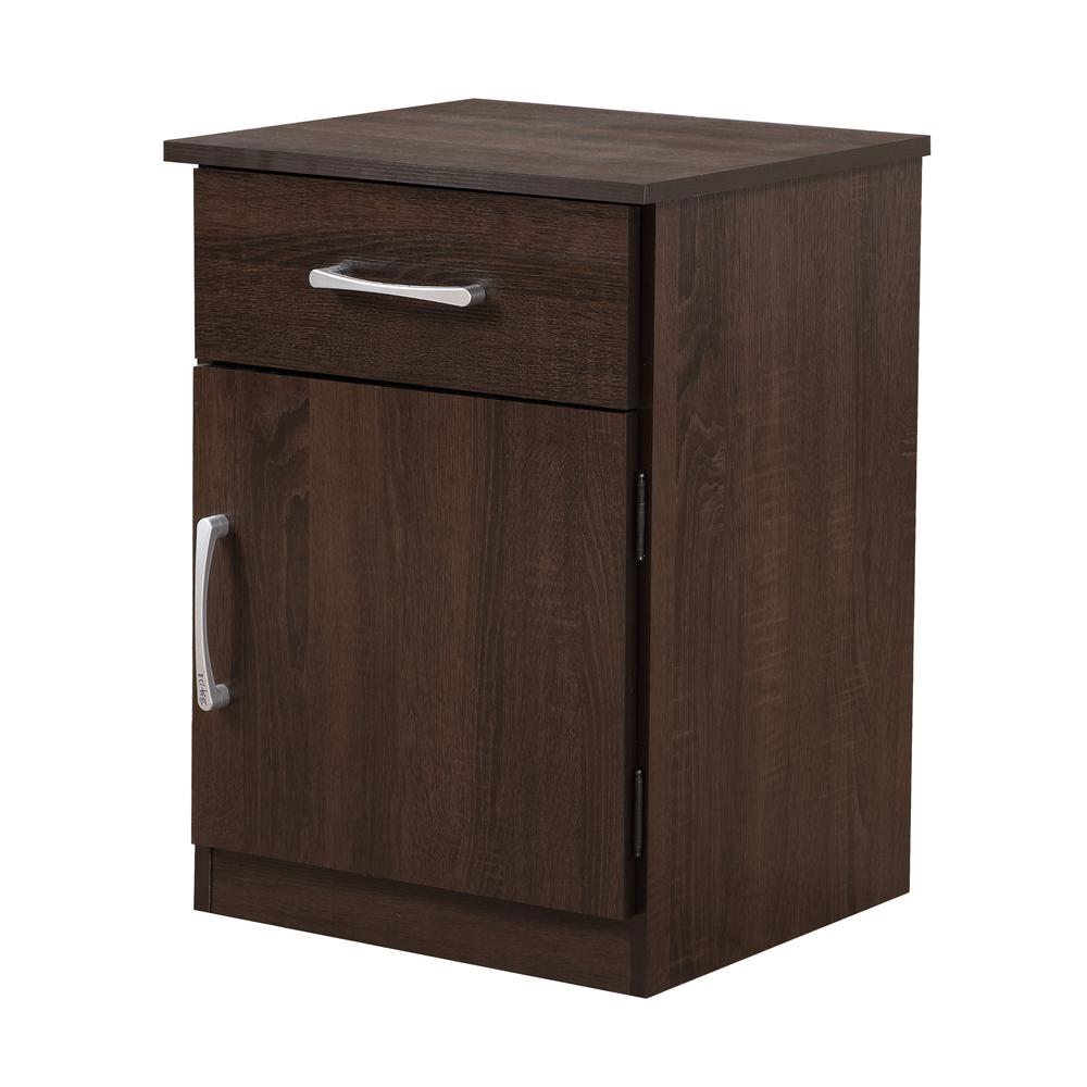 Alston 1-Drawer Wenge Nightstand (24 in. H x 16 in. W x 18 in. D). Picture 2