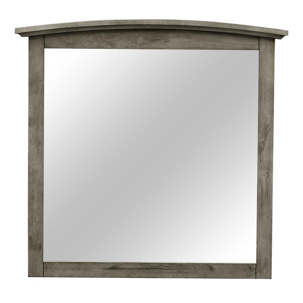 37 in. x 35 in. Classic Rectangle Framed Dresser Mirror, PF-G5405-M. Picture 1